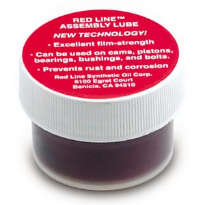 #084-402: Red Line® Assembly Lube 1/2oz Mini Jar|#084-403: Red Line® Assembly Lube 12oz Squeeze Bottle|#084-401: Red Line® Assembly Lube 4oz Tub