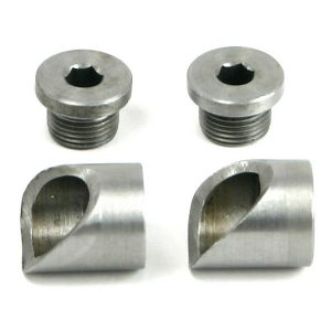 #200-202: Weld-In 18mm Angled Bung with Cap, Sold Each