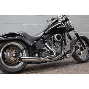 D&D Low Cat 2:1 Exhaust for Softail® Models |255-828 Low Cat on a CVO Breakout®|255-322 Low Cat on a 2018 Fat Boy®|255-322 Low Cat on a 2018 Fat Boy®|255-828 Low Cat on a Breakout®|255-320 Low Cat on a 2018 FXFB Fat Bob®