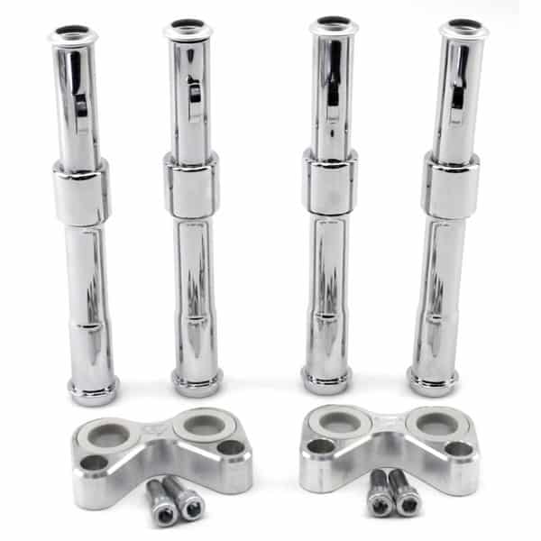 Zipper s Telescoping Pushrod Covers for XL Sportster and Buell