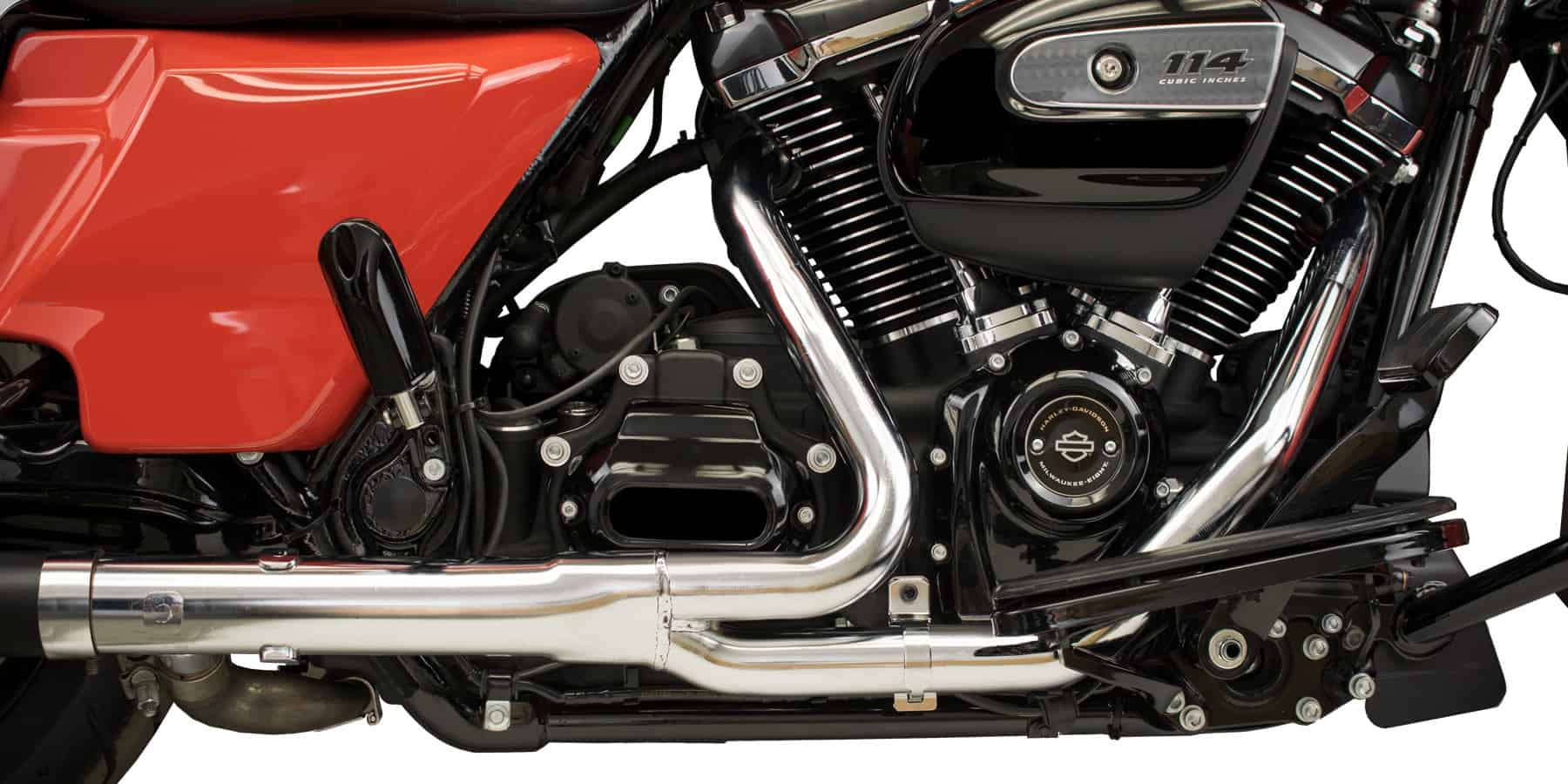 KHROME WERKS M8 HIDE AWAY 2 INTO 2 PERFORMANCE HEADER Zippers